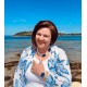 Βραχιόλι άσπρη π΄έτρα και ημ.λίθος αχάτης Βραχιόλι άσπρη π΄έτρα και ημ.λίθος αχάτης