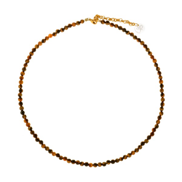 Κολιέ από πέτρα μάτι τίγρη