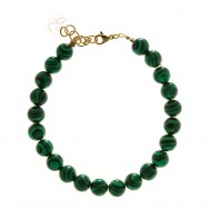 Βραχιόλι πέτρες μαλαχίτη