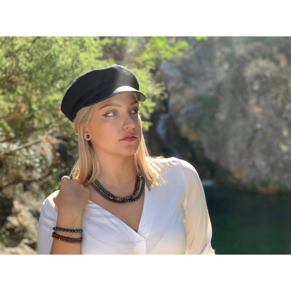 Βραχιόλι χαουλίτη και μάτι τίγρη